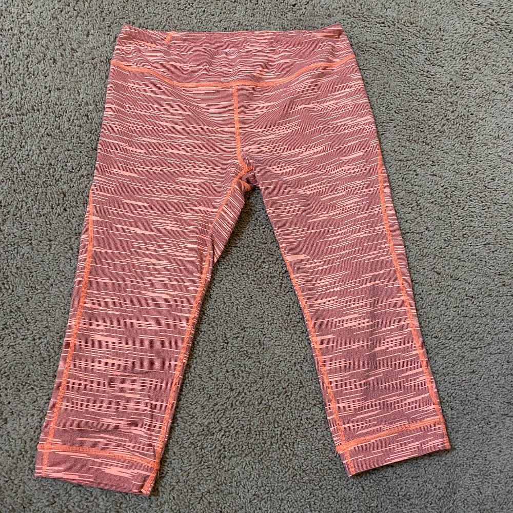 Zella Girl Space-Dye Capri Leggings (XL)